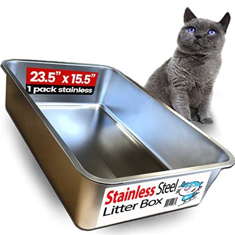 do cats like metal litter boxes|stainless steel litter box pros.